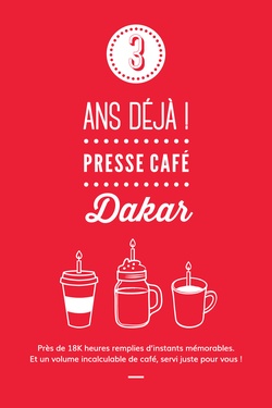 Presse Café Dakar a 3 ans!