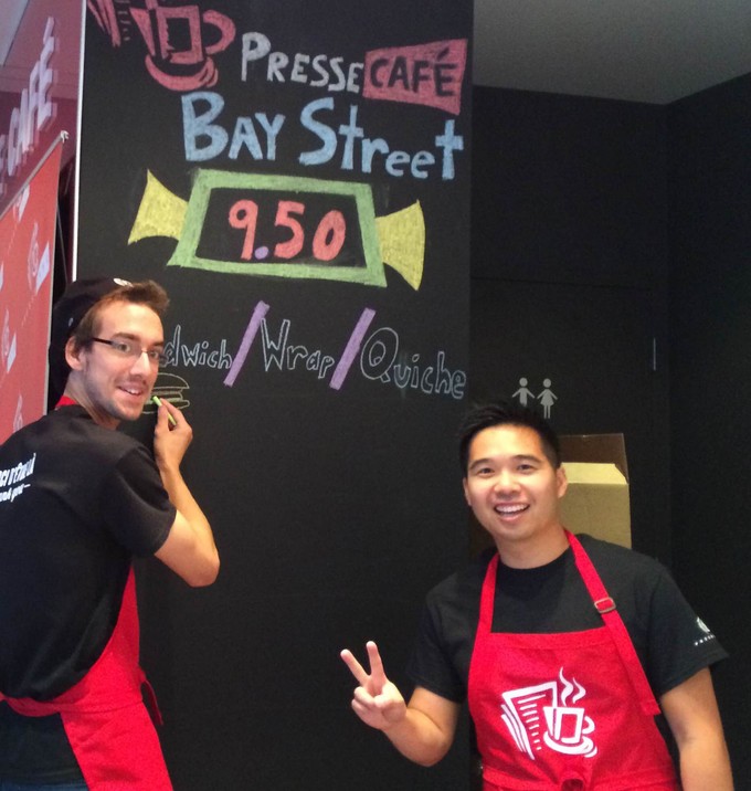 Presse Caf&eacute; 875 Bay St.