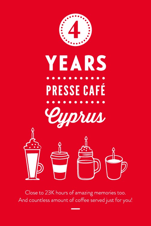 Presse Caf&eacute; Cyprus is turning 4!